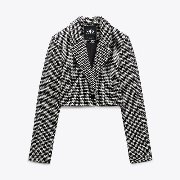 Zara Cropped Blazer XS - Picture 5 of 7